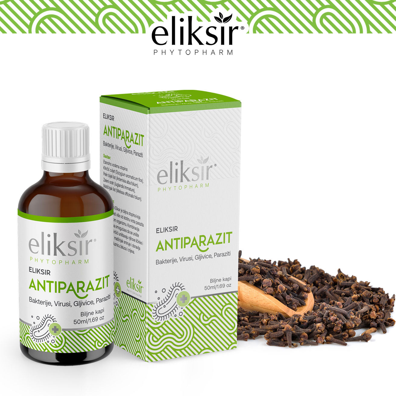 Eliksir antiparazitne kapi 50 ml