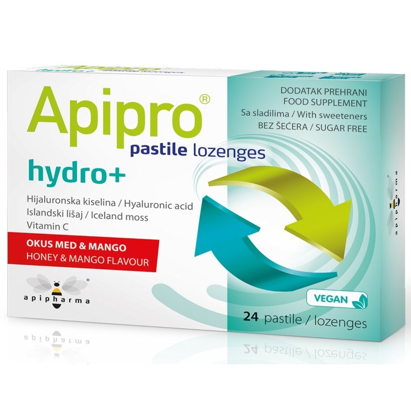 Apipro hydro+ pastile a24