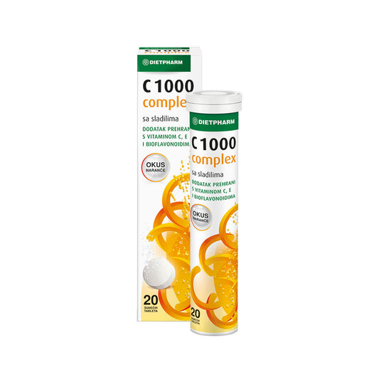 ABO Vitamin C 1000 20 šumećij tableta