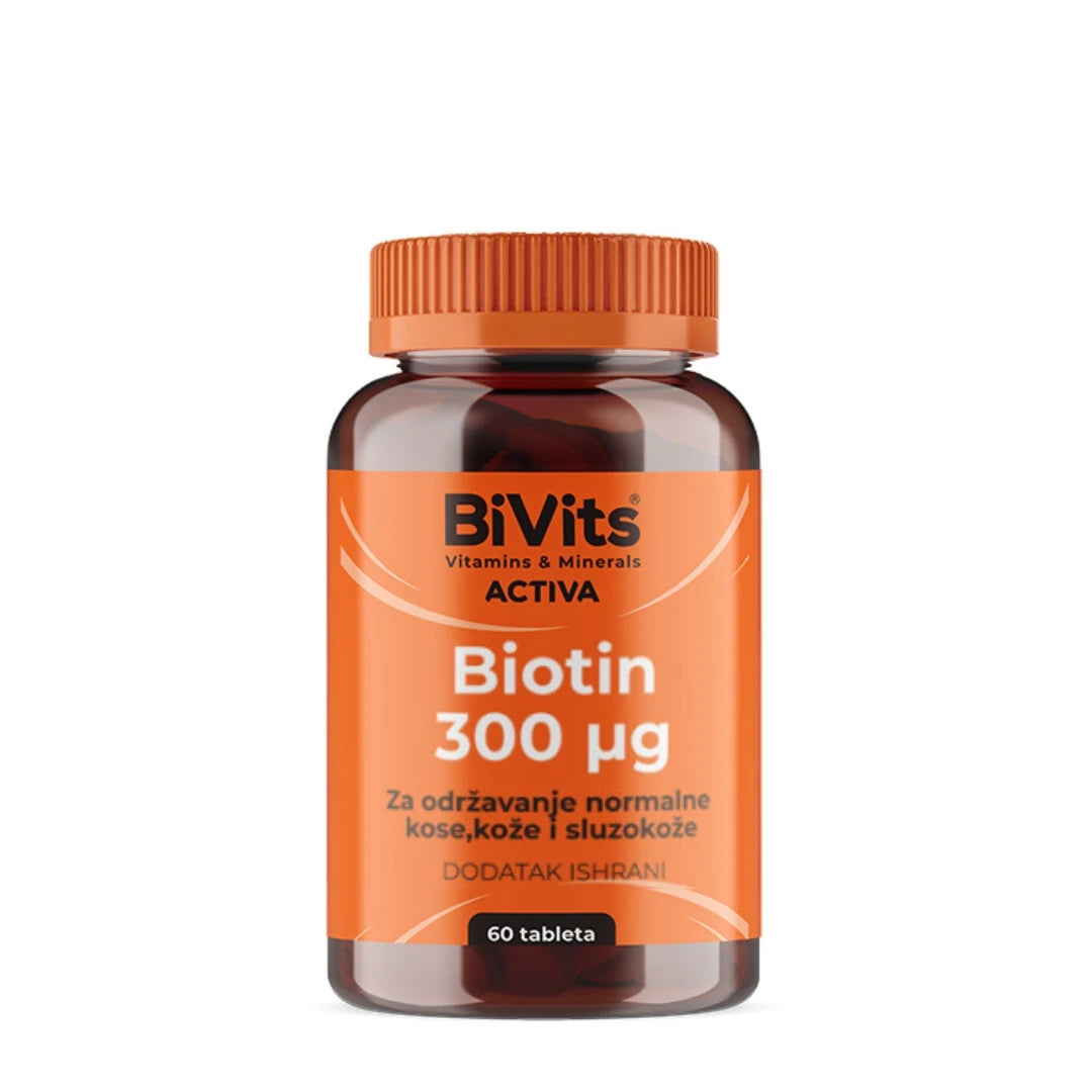 Bivits activa biotin 300 60 tableta