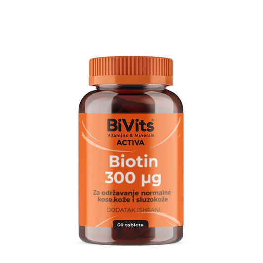 Bivits activa biotin 300 60 tableta