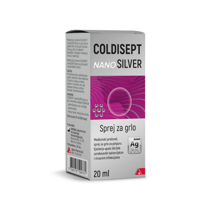 Coldisept sprej za grlo 20 ml