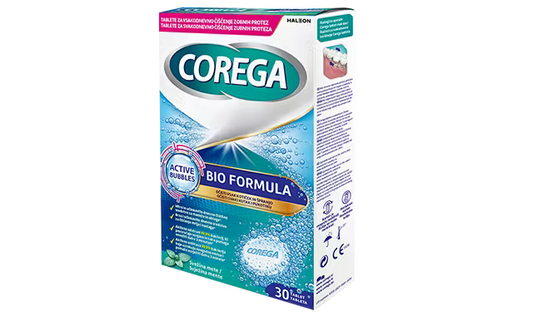 Corega Bio Formula tablete za čišćenje zubnih proteza a30