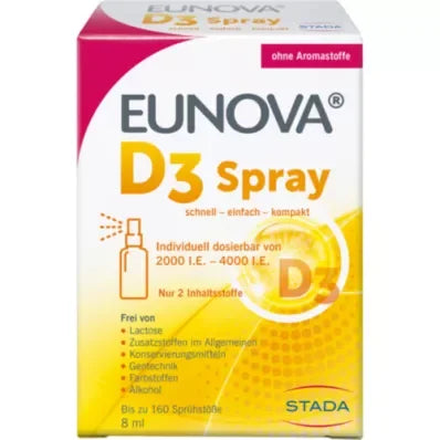 Eunova D3 oralni sprej 8 ml-160 doza