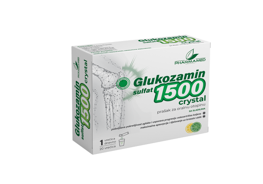 Glukozamin sulfat 1500mg kristal 20 kesica