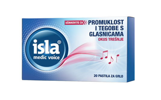 Isla Medic Voice 20 pastila okus trešnja