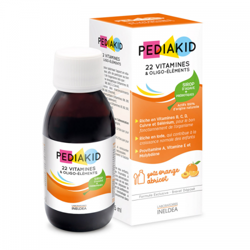 Pediakid 22 vitamina i minerala  Multivitaminski dječiji sirup 125 ml