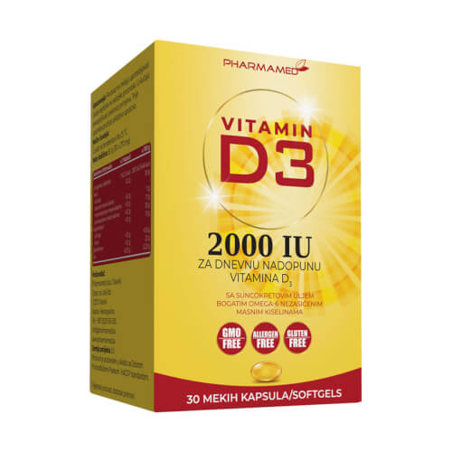 Vitamin D 2000 30 kapsula