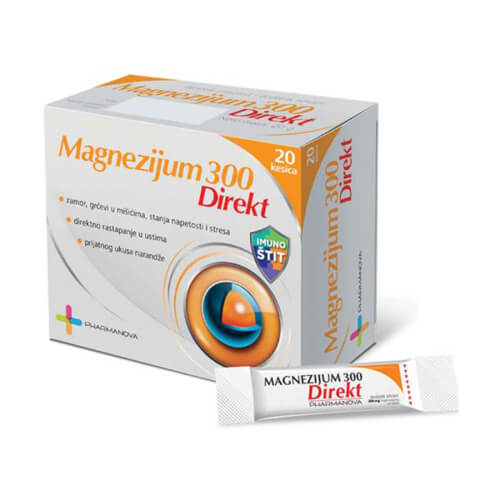 Magnezij 300 direkt 20 kesica