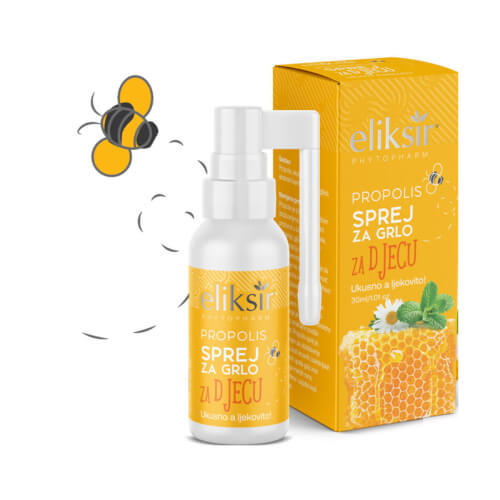 Eliksir Propolis sprej za grlo junior 30ml