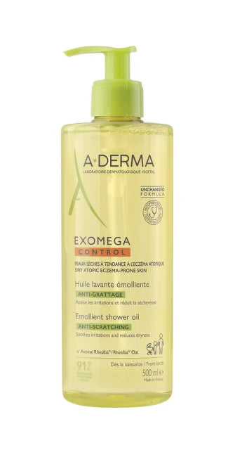 A-DERMA Exomega Control Emolijentno ulje za tuširanje 500ml