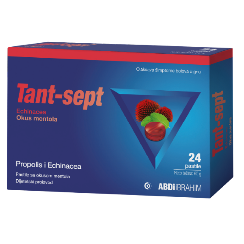 Tant-sept pastile ehinacea okus  mentola a 24