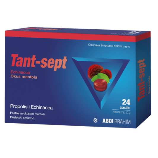 Tant-sept pastile ehinacea okus  mentola a 24