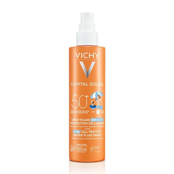 VICHY CAPITAL SOLEIL VODENI FLUID U SPREJU ZA DJECU ZA ZAŠTITU STANICA KOŽE SPF50+ 200 ML