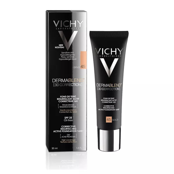 VICHY DERMABLEND 3D CORRECTION 45 GOLD PUDER 30 ML